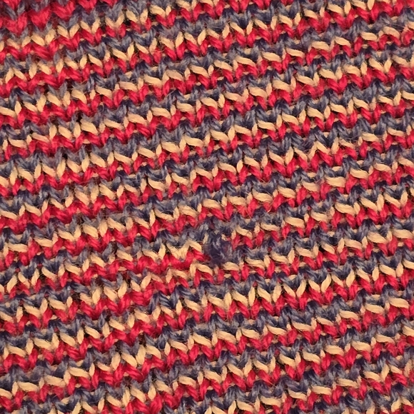 Steffner Vintage 80s 100% Wool Knit Sweater Size L Blue, Pink, White - Picture 9 of 12